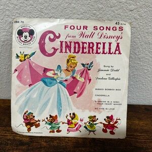 Vintage Walt Disney’s Four Songs from Cinderella